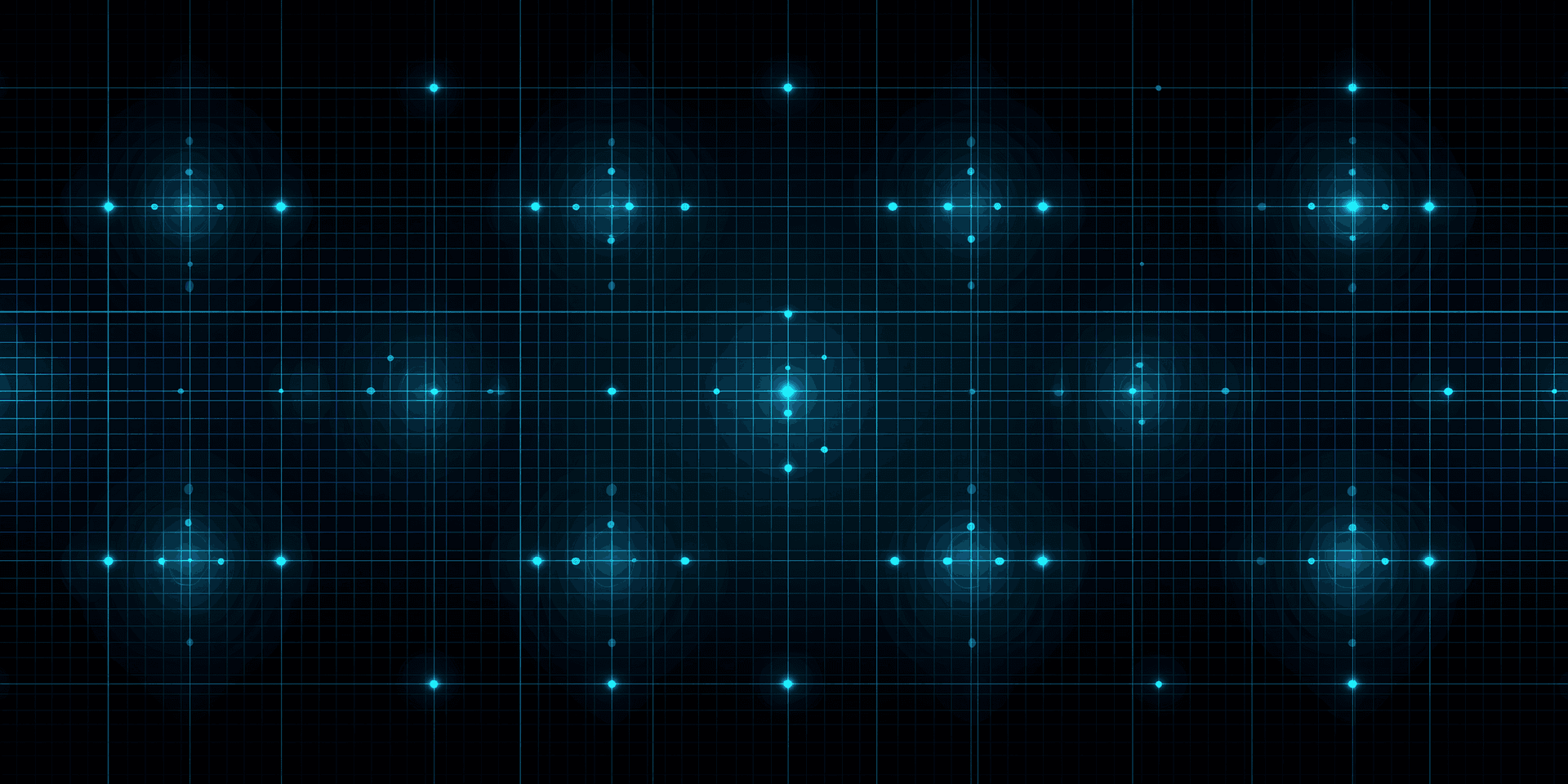 Digital Grid Network Wallpaper
