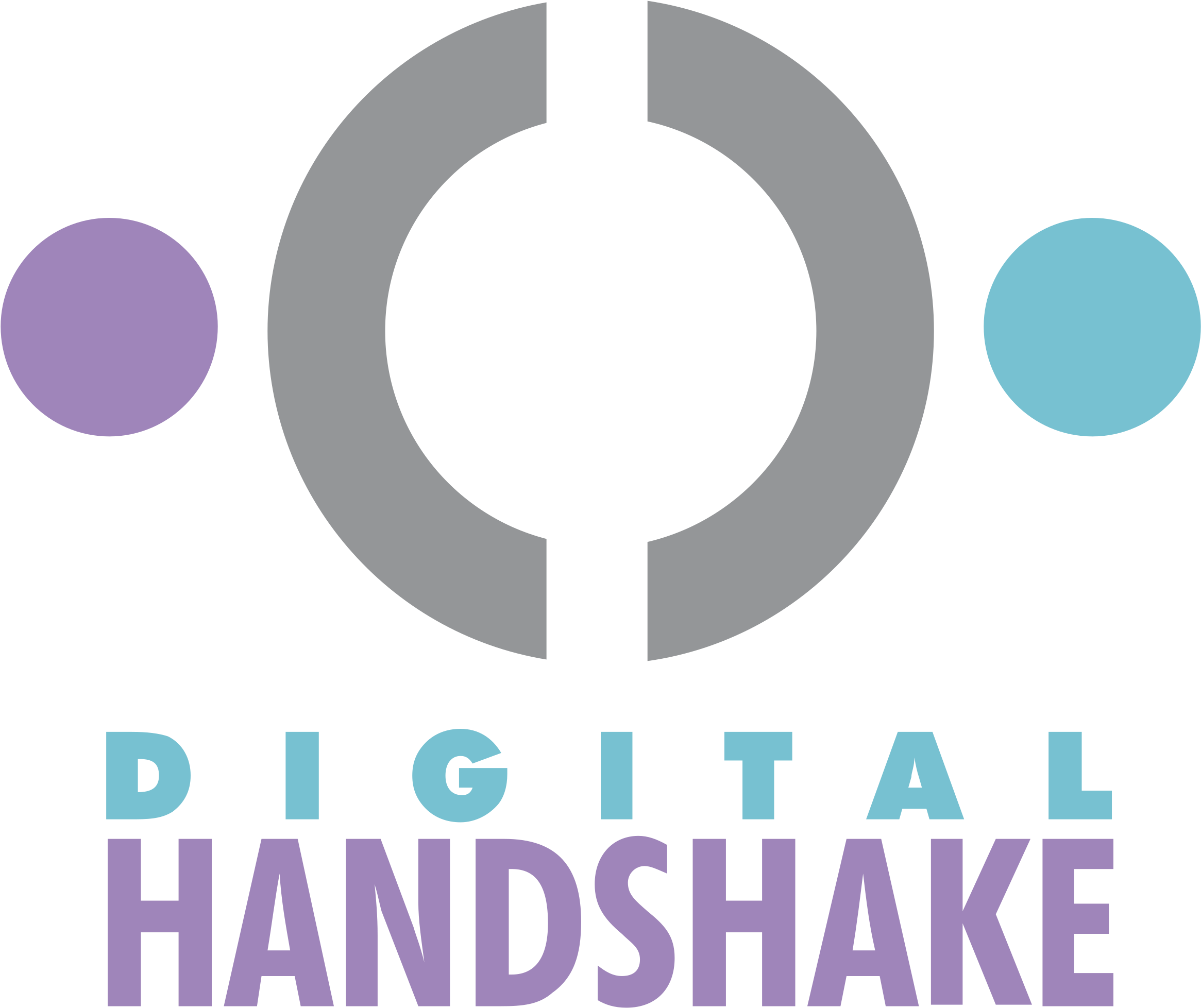 Digital Handshake Logo PNG