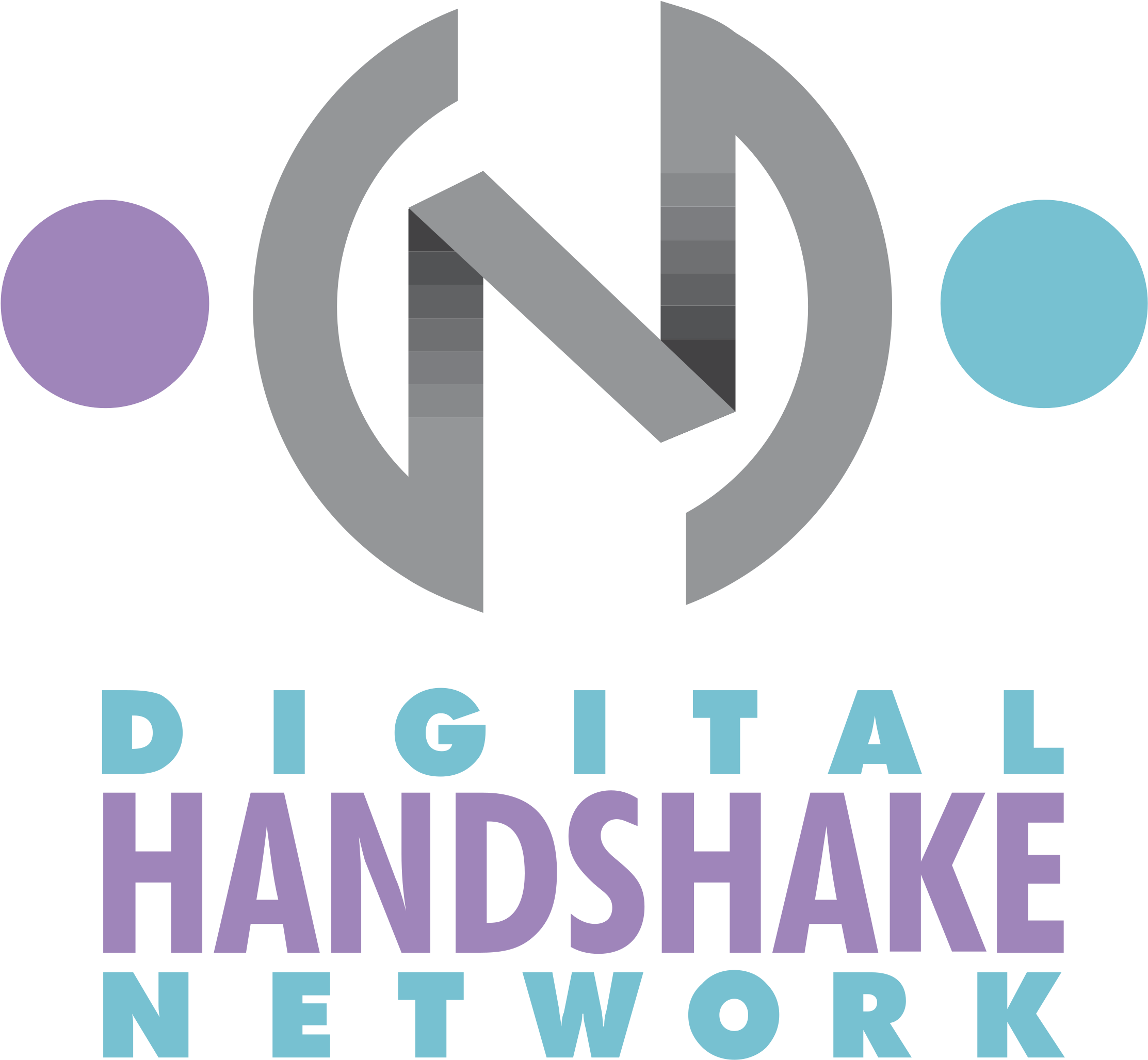 Digital Handshake Network Logo PNG