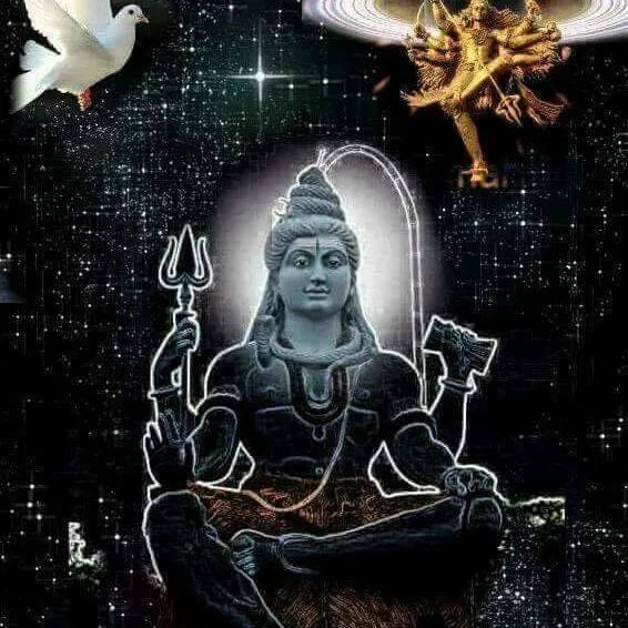 Meditating Lord Shiva Cosmic Background Gold Stock Illustration 2300027733  | Shutterstock