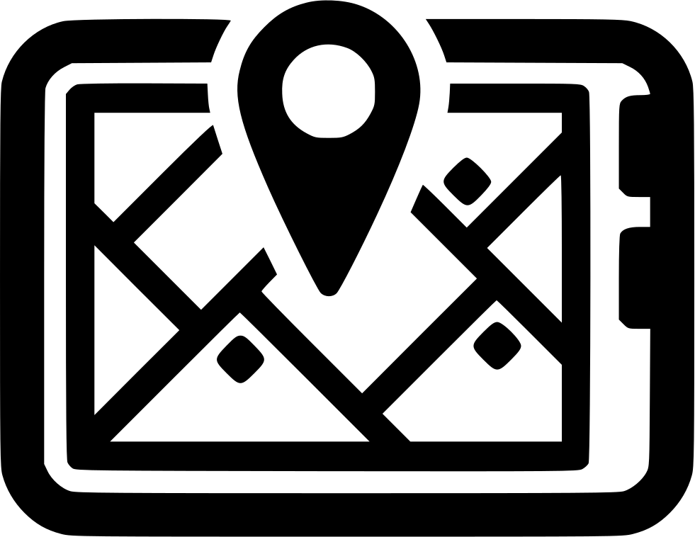 Digital Map Location Icon PNG