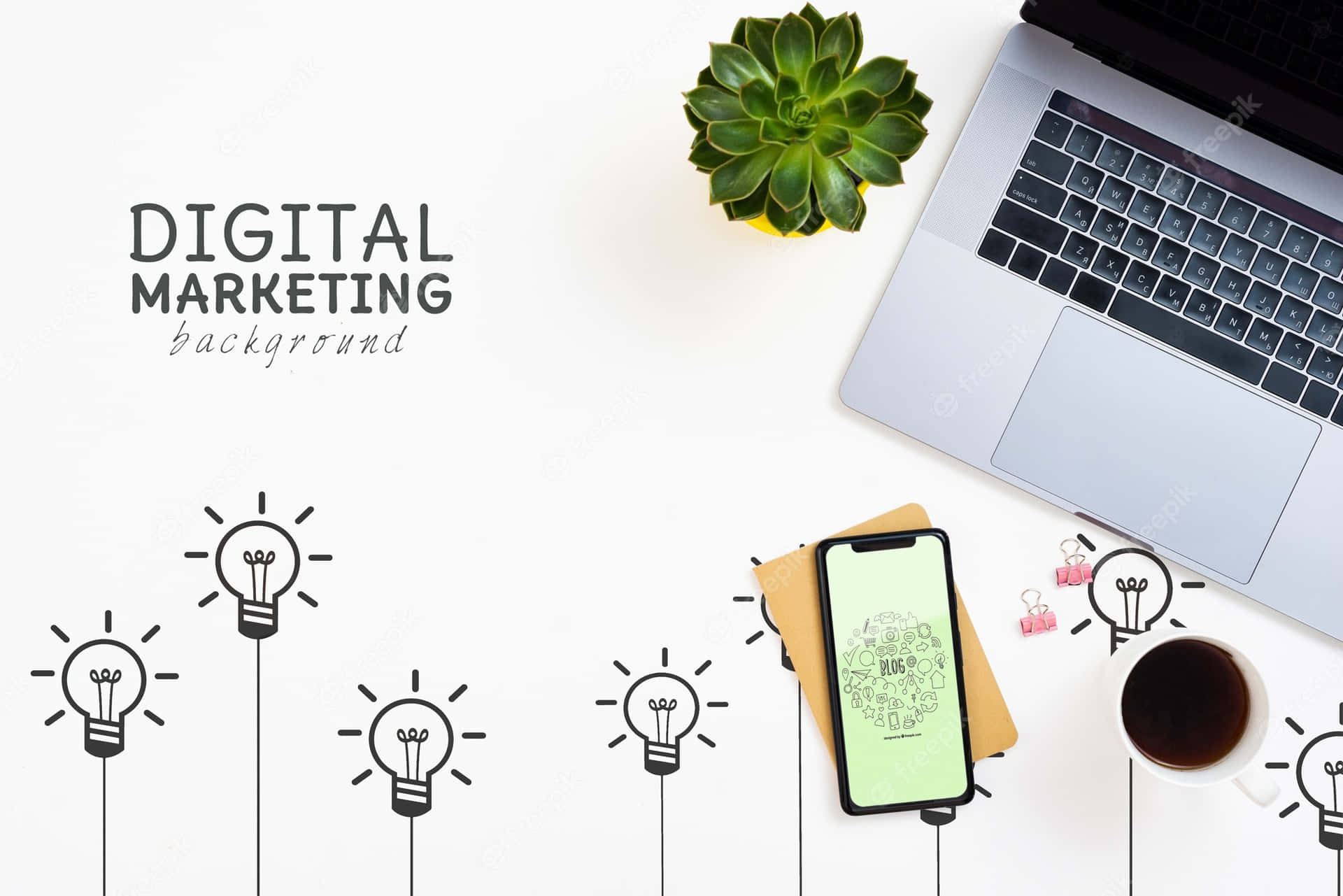Digital Marketing Background Wallpaper