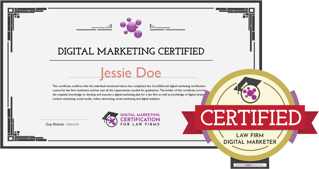 Digital Marketing Certification Law Firm PNG