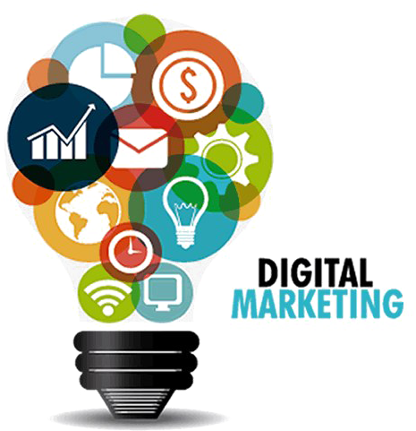 Digital Marketing Concepts Illustration PNG