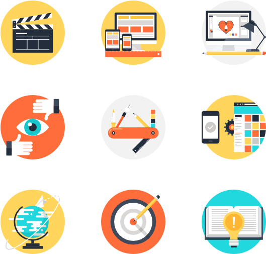 Digital Marketing Icons Set PNG