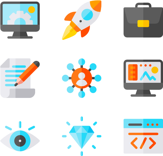 Digital Marketing Icons Set PNG