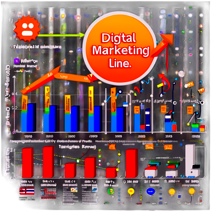 Digital Marketing Line Chart Png Ldo PNG