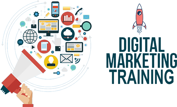 Digital Marketing Training Concept PNG