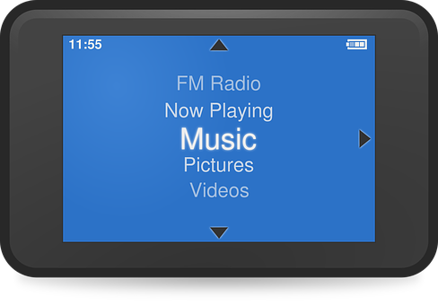 Digital Media Player Interface PNG