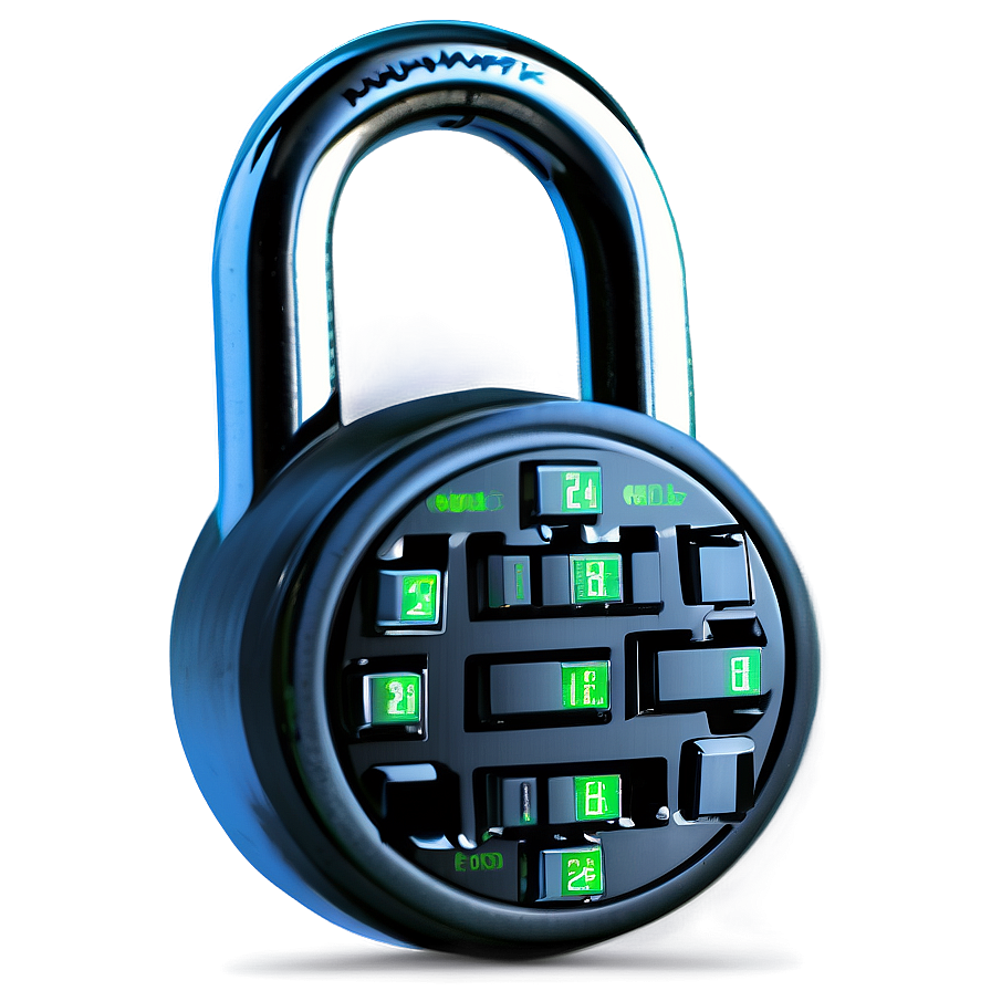 Digital Padlock Png Xns6 PNG