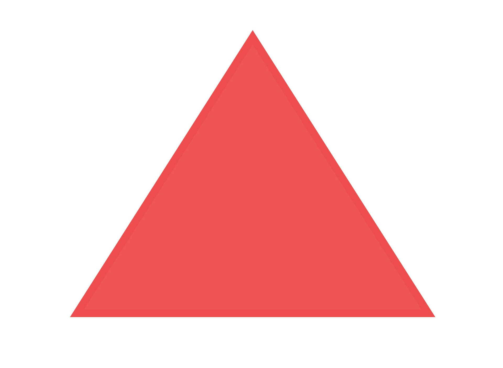 Digital Pale Red Triangle Wallpaper