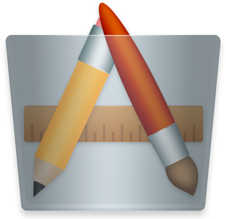 Digital Penciland Ruler Icon PNG