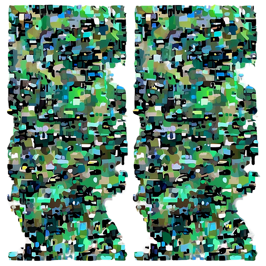 Digital Pixel Camouflage Png Mlv PNG