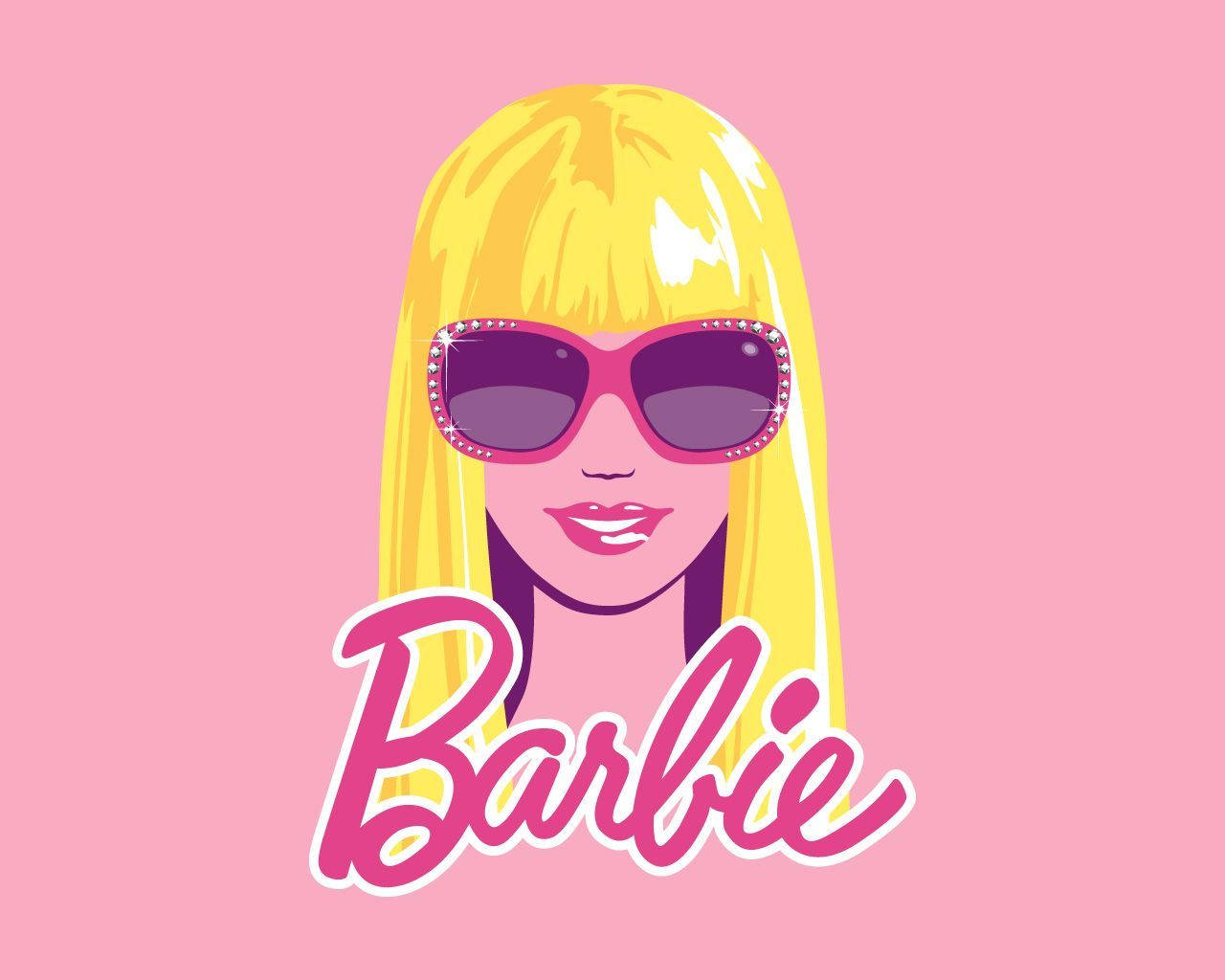 Digitale Pop-art-barbie