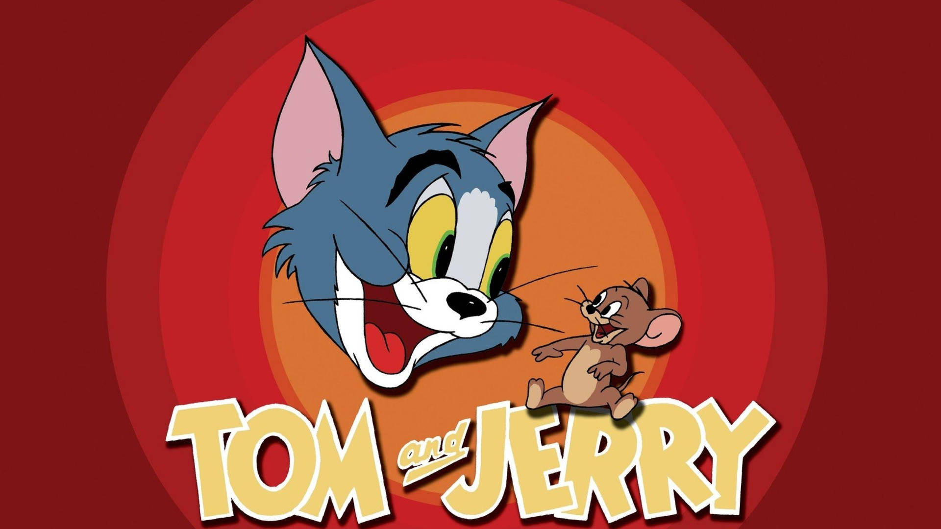 Digital Poster Of Tom Cat And Jerry Wallpaper