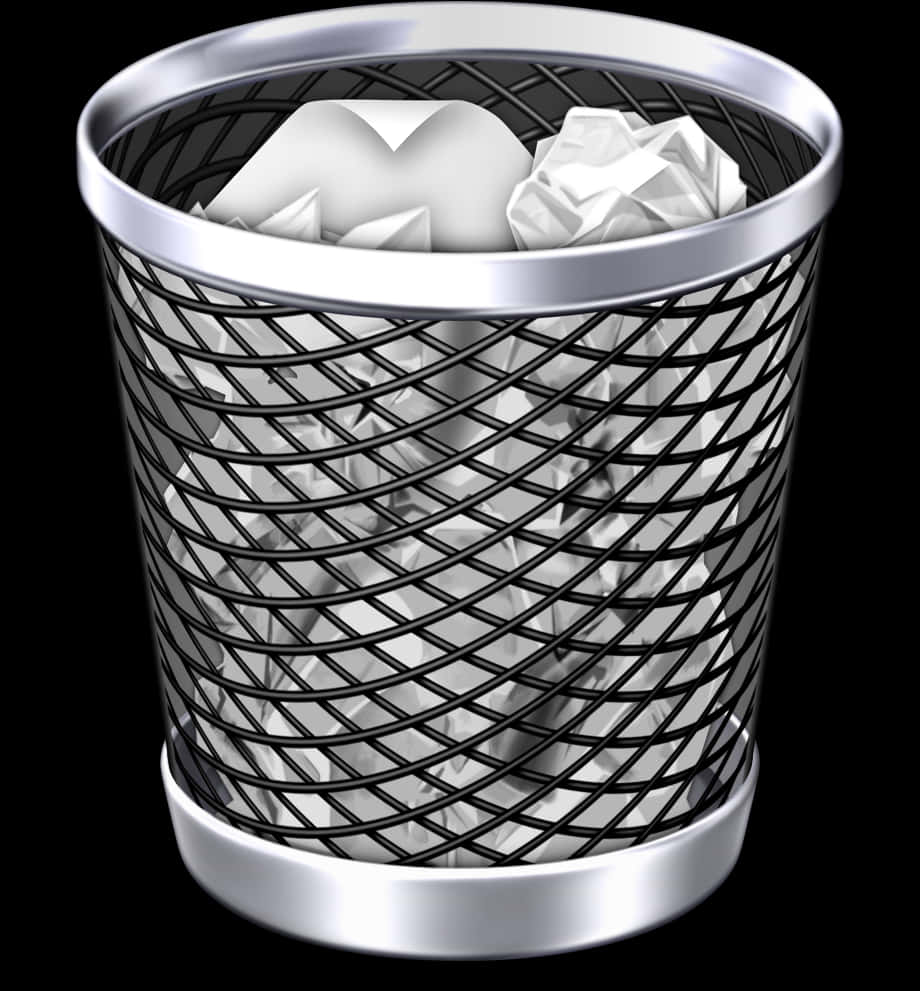 Digital Recycle Bin Icon PNG