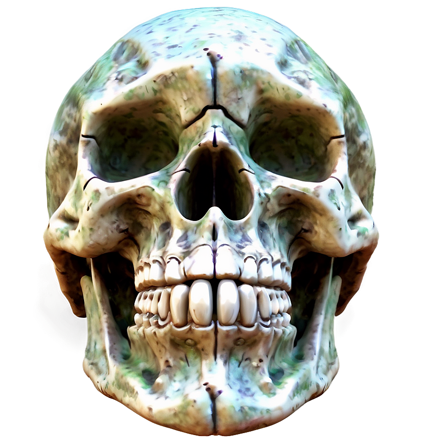 Digital Skull Face Creation Png 06272024 PNG