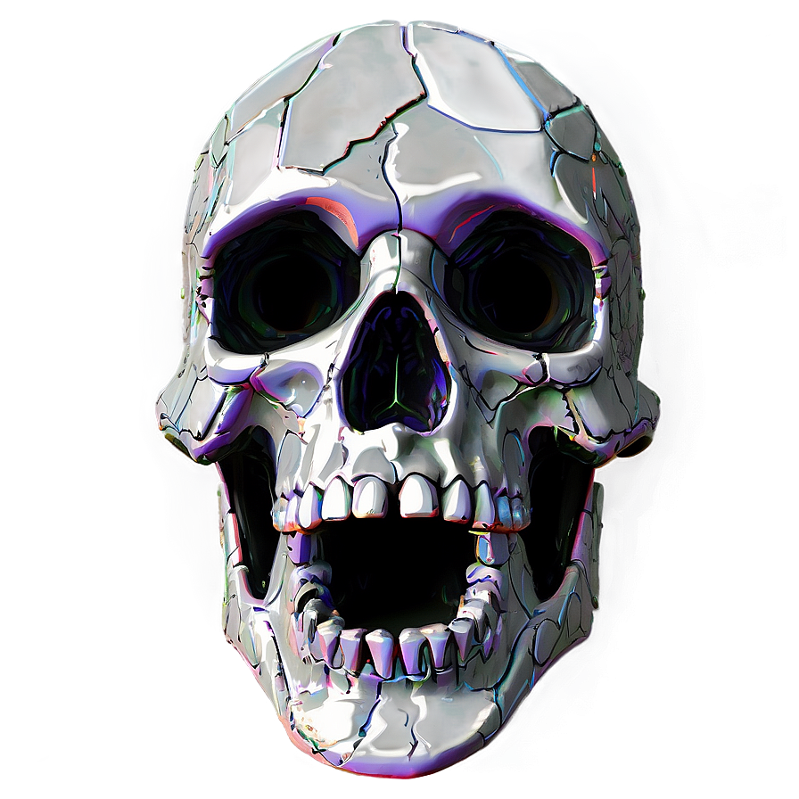 Digital Skull Face Creation Png Ldu PNG