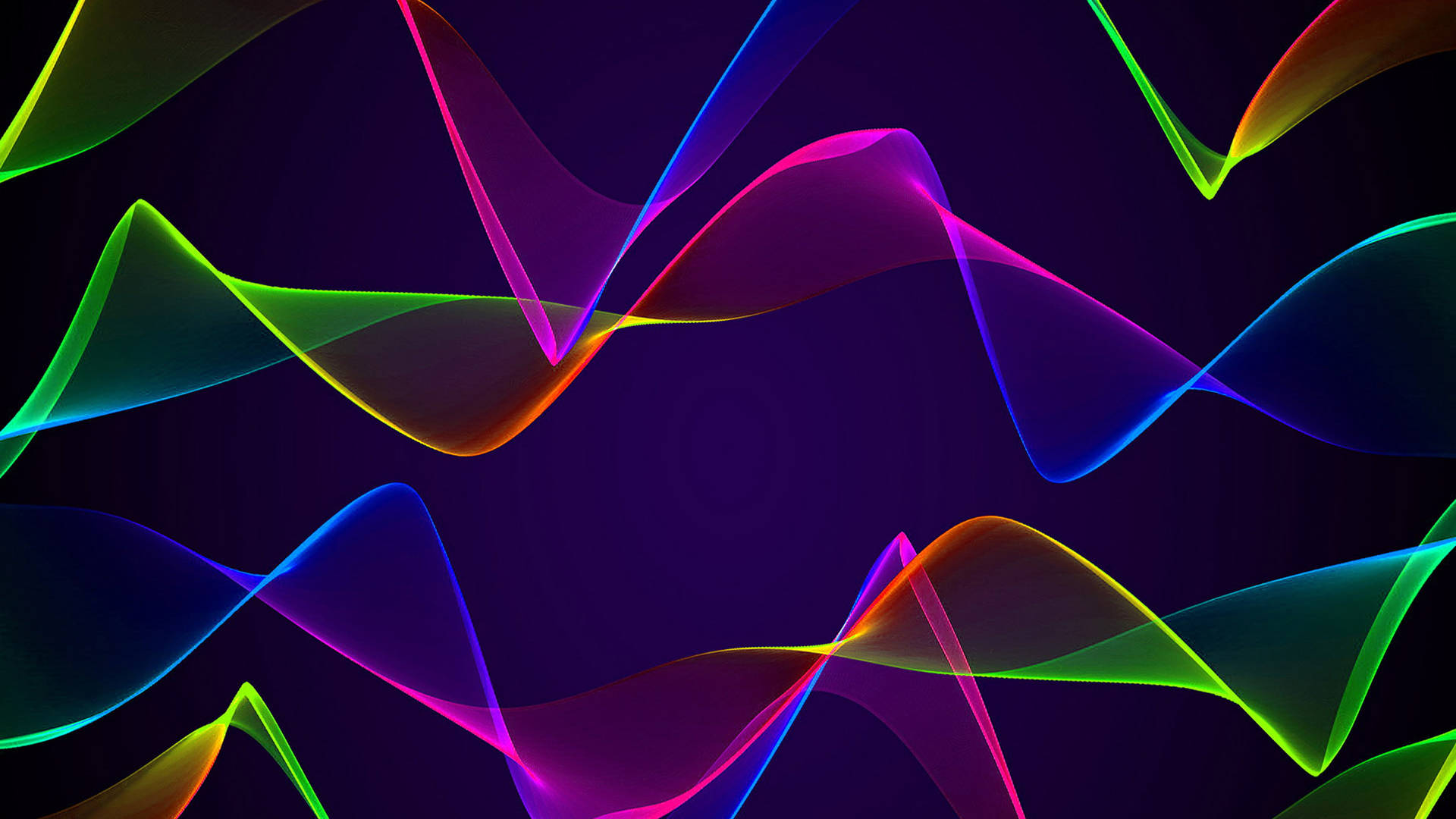 Digital Spectrum Wave Lines Wallpaper