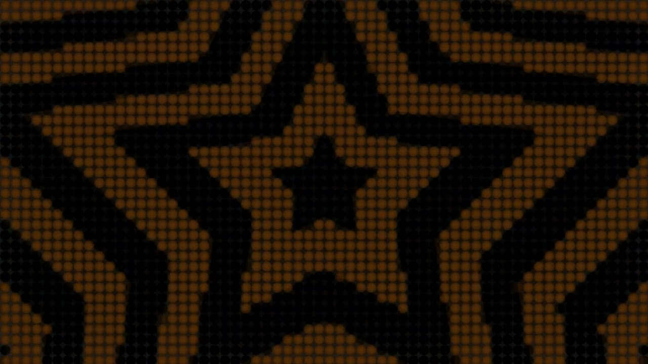 Digital Star Pattern Wallpaper