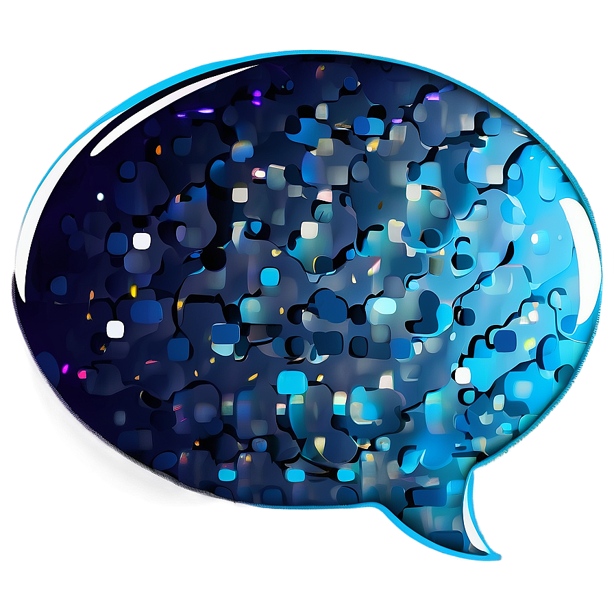 Digital Talk Bubble Png 06122024 PNG