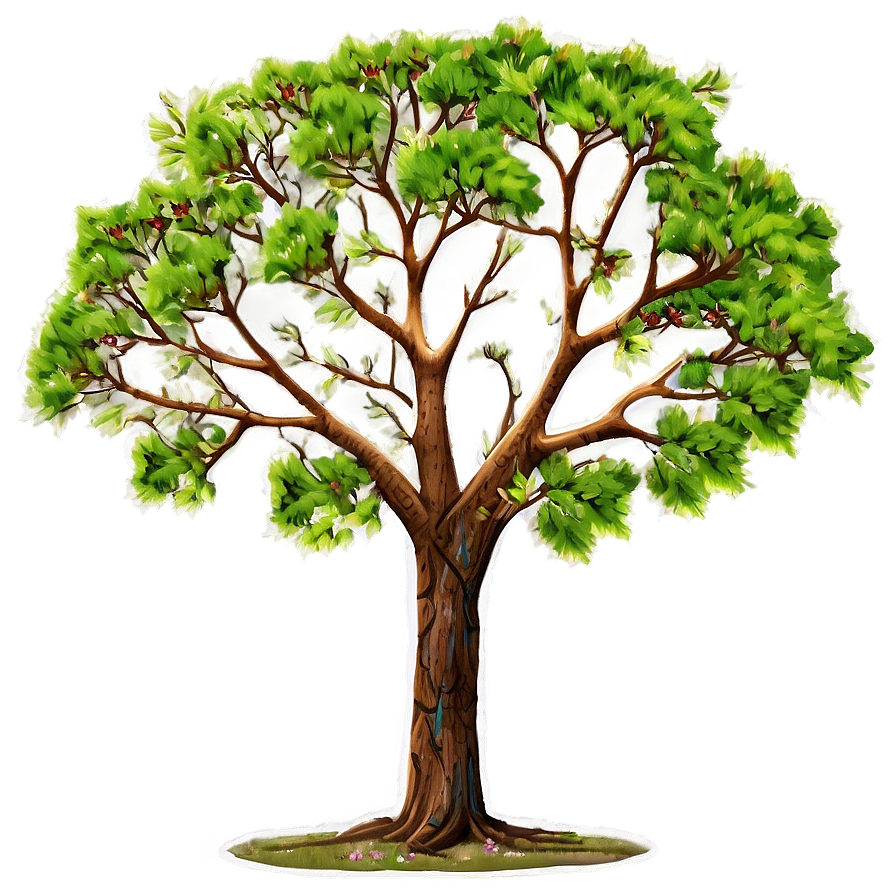 Digital Tree Elevation Png 06262024 PNG