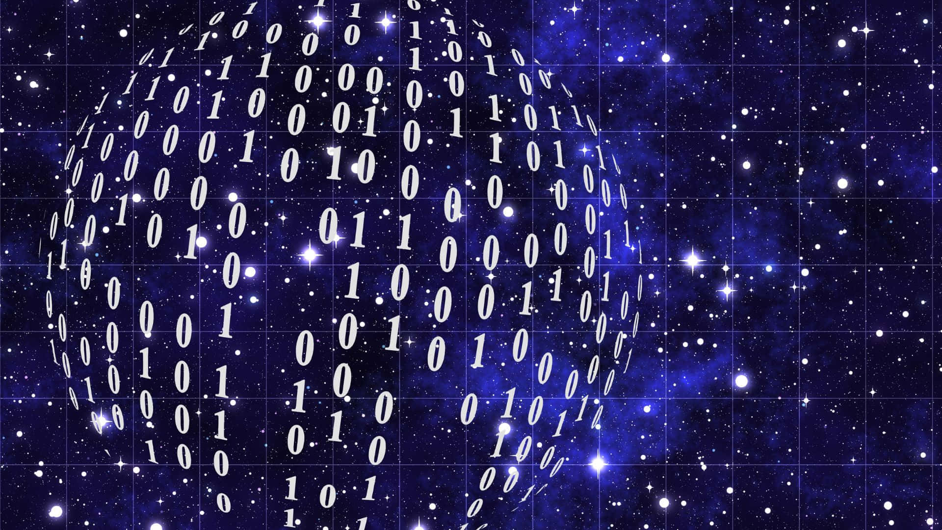 Digital Universe Binary Code Wallpaper