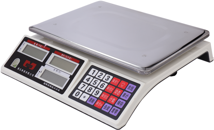 Digital Weight Scalewith Keypad PNG