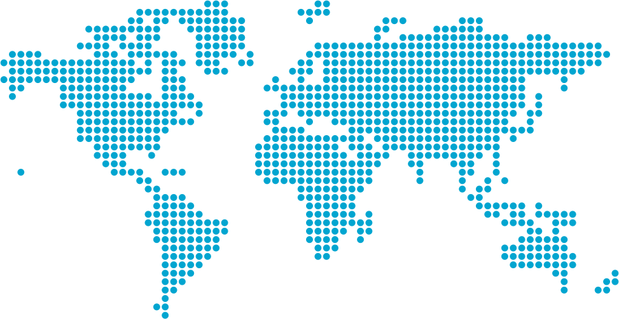 Digital World Map Dots Design PNG