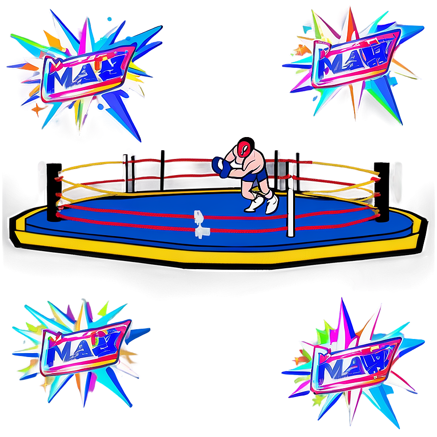 Digital Wrestling Ring Drawing Png 65 PNG