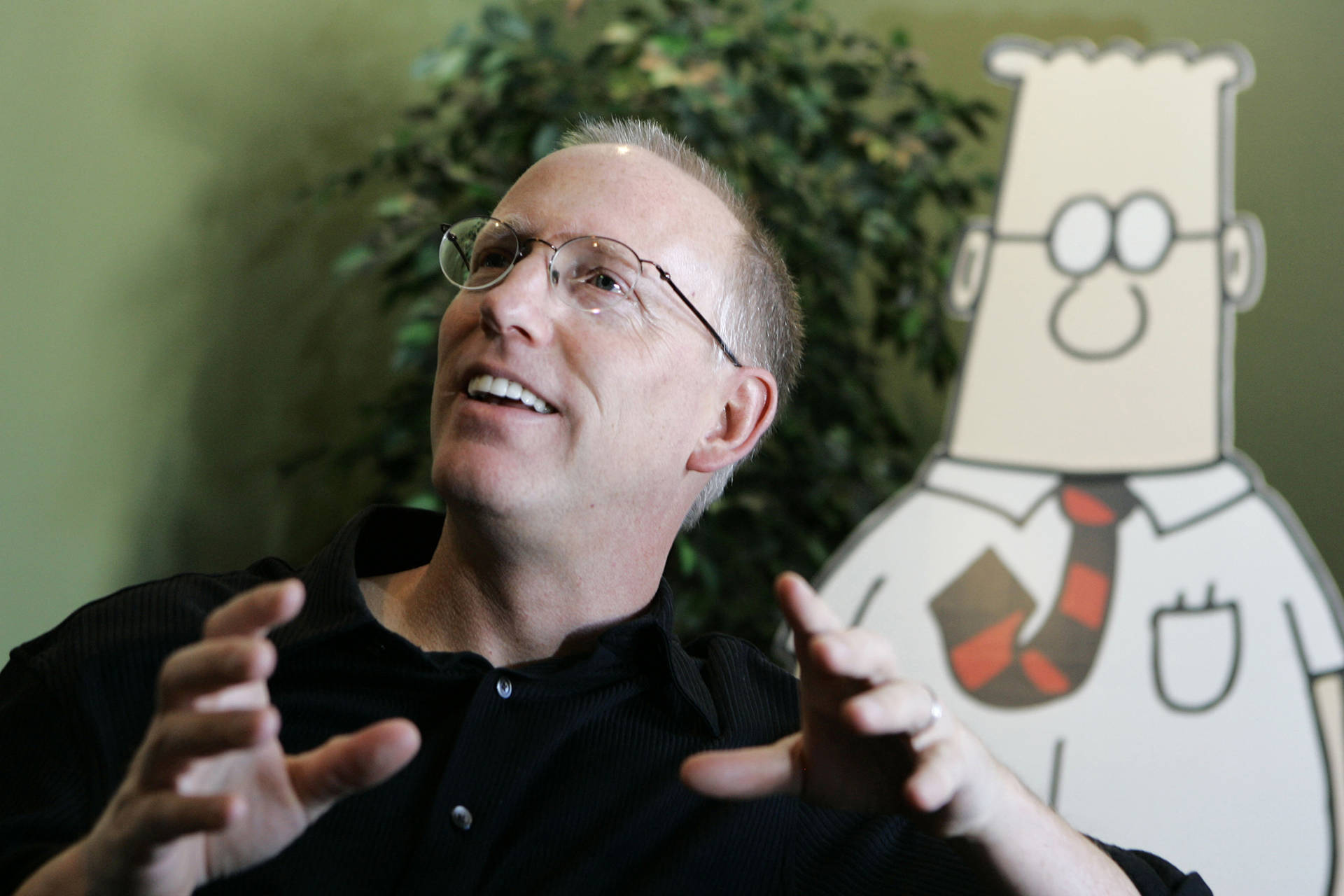 Dilbert And Creator Wallpaper