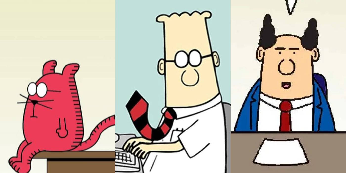 Dilbert, Catbert, And Phb Wallpaper