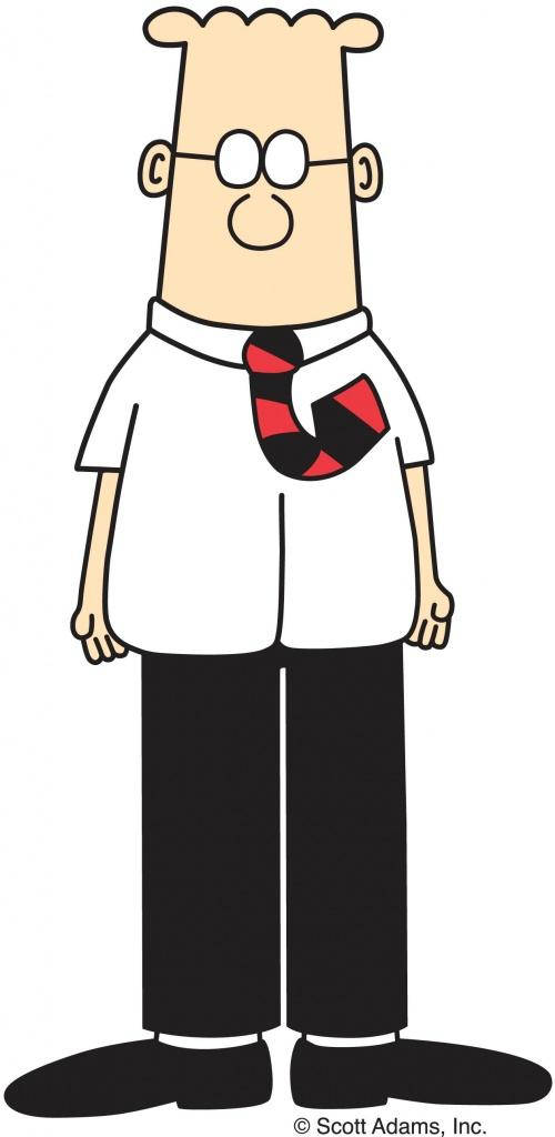 Dilbert Character Design Wallpaper