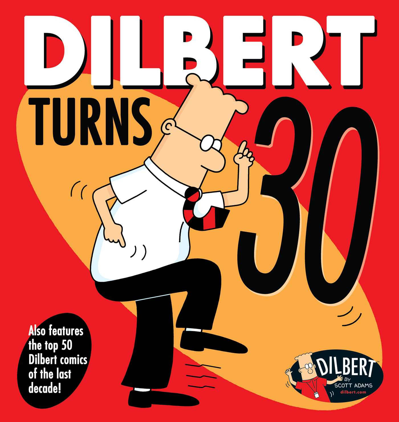 Dilbert Comic 30 års jubilæum plakat. Wallpaper