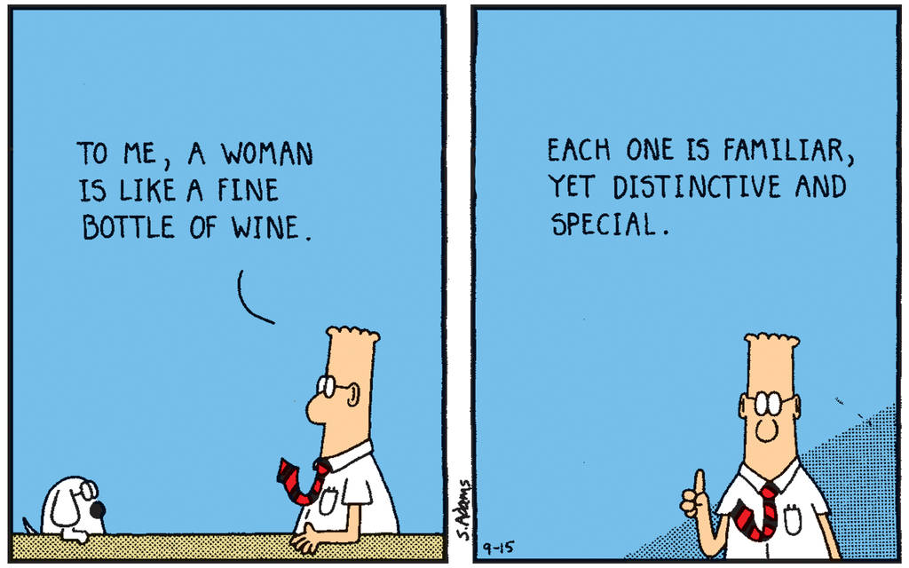 Dilbert Comic On Women Wallpaper