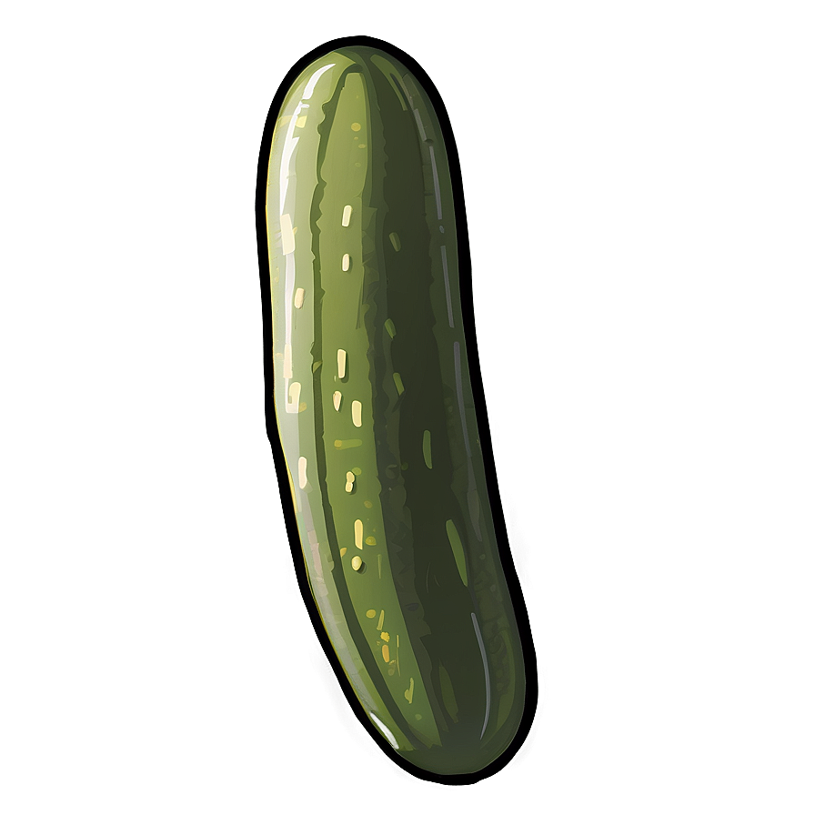 Dill Pickle Cartoon Png Wrf56 PNG