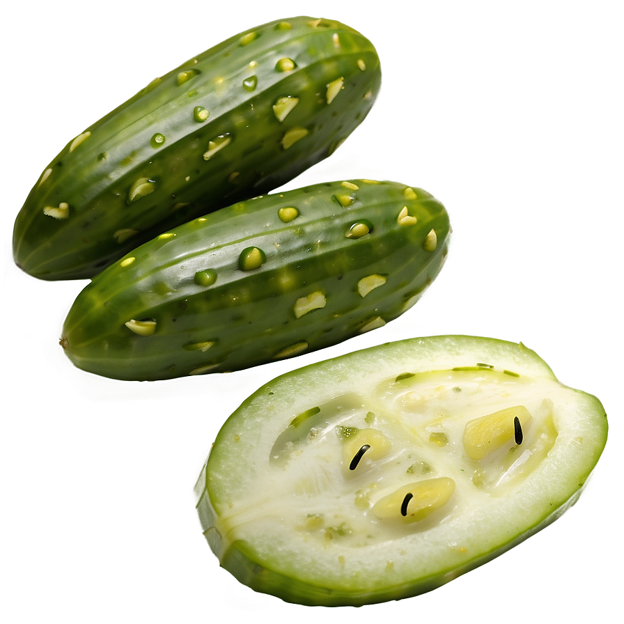Dill Pickle Halves Png 06272024 PNG