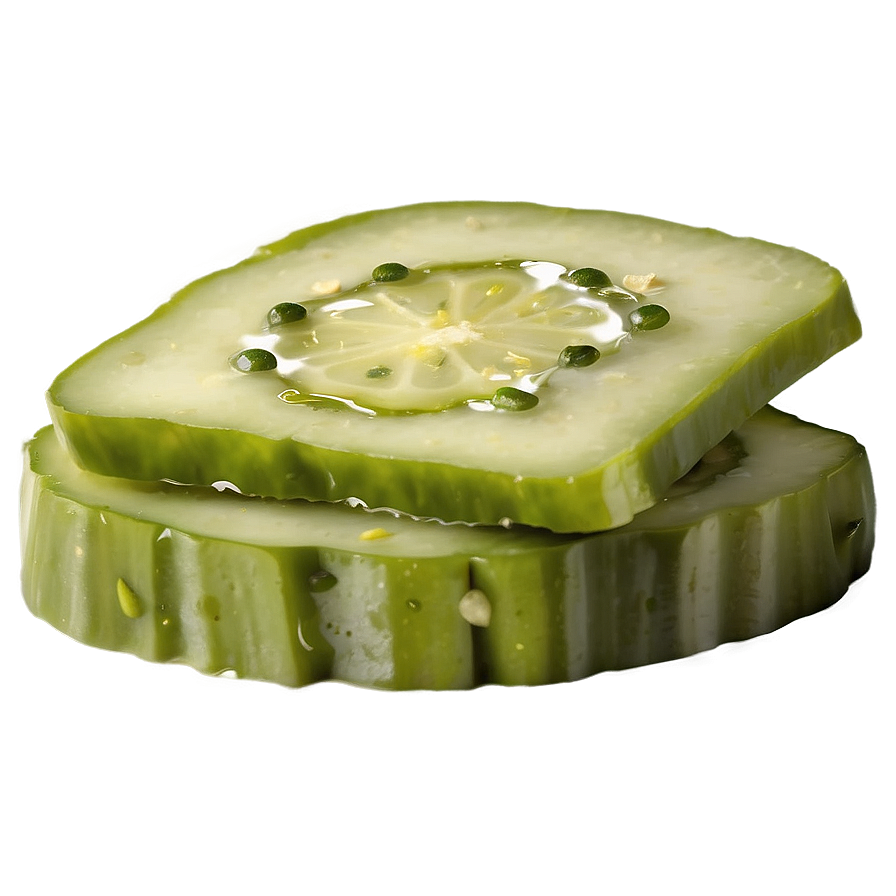 Dill Pickle Slice Top View Png Ywf PNG