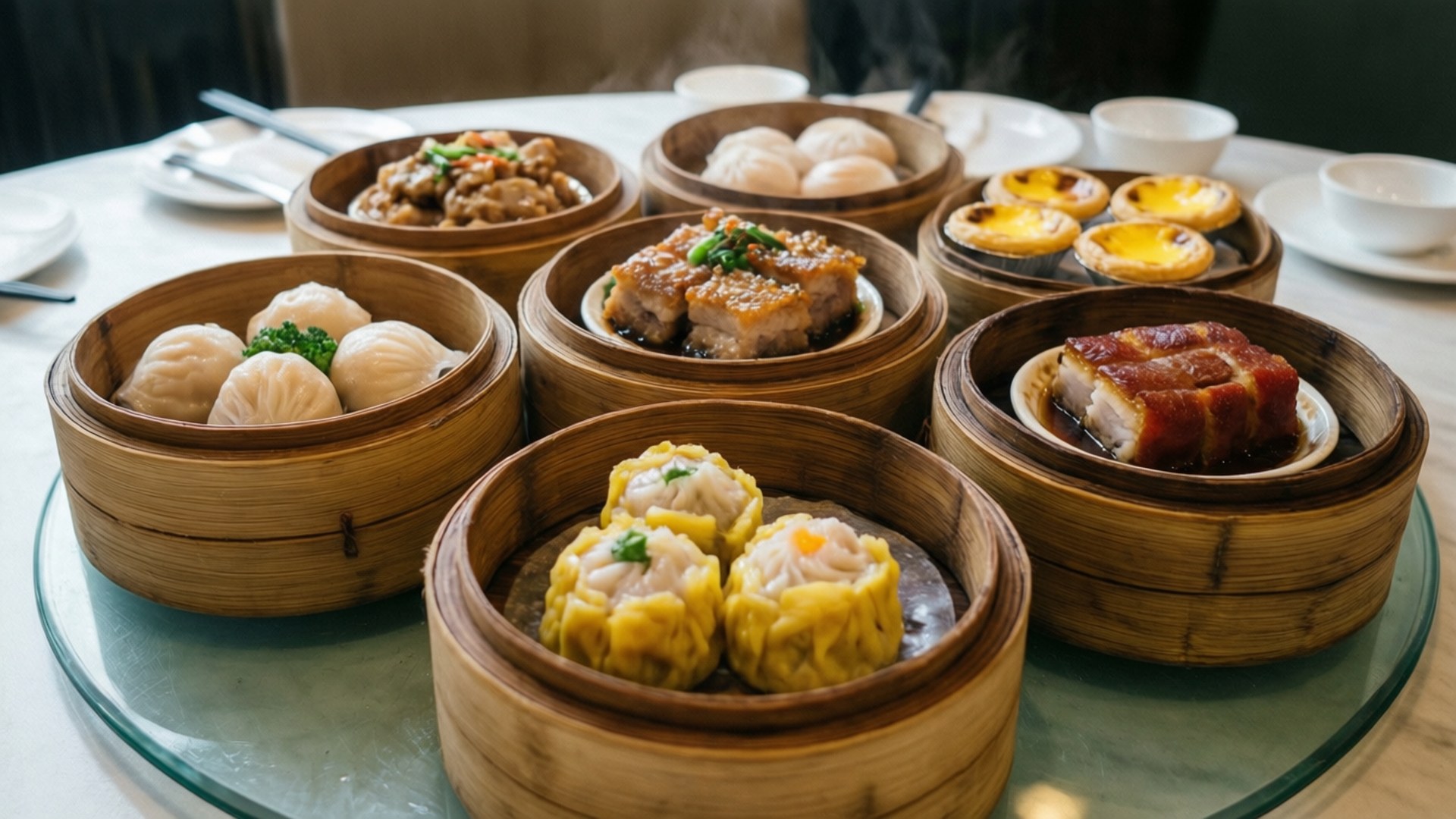 Festin de Dim Sum Fonds d'écran