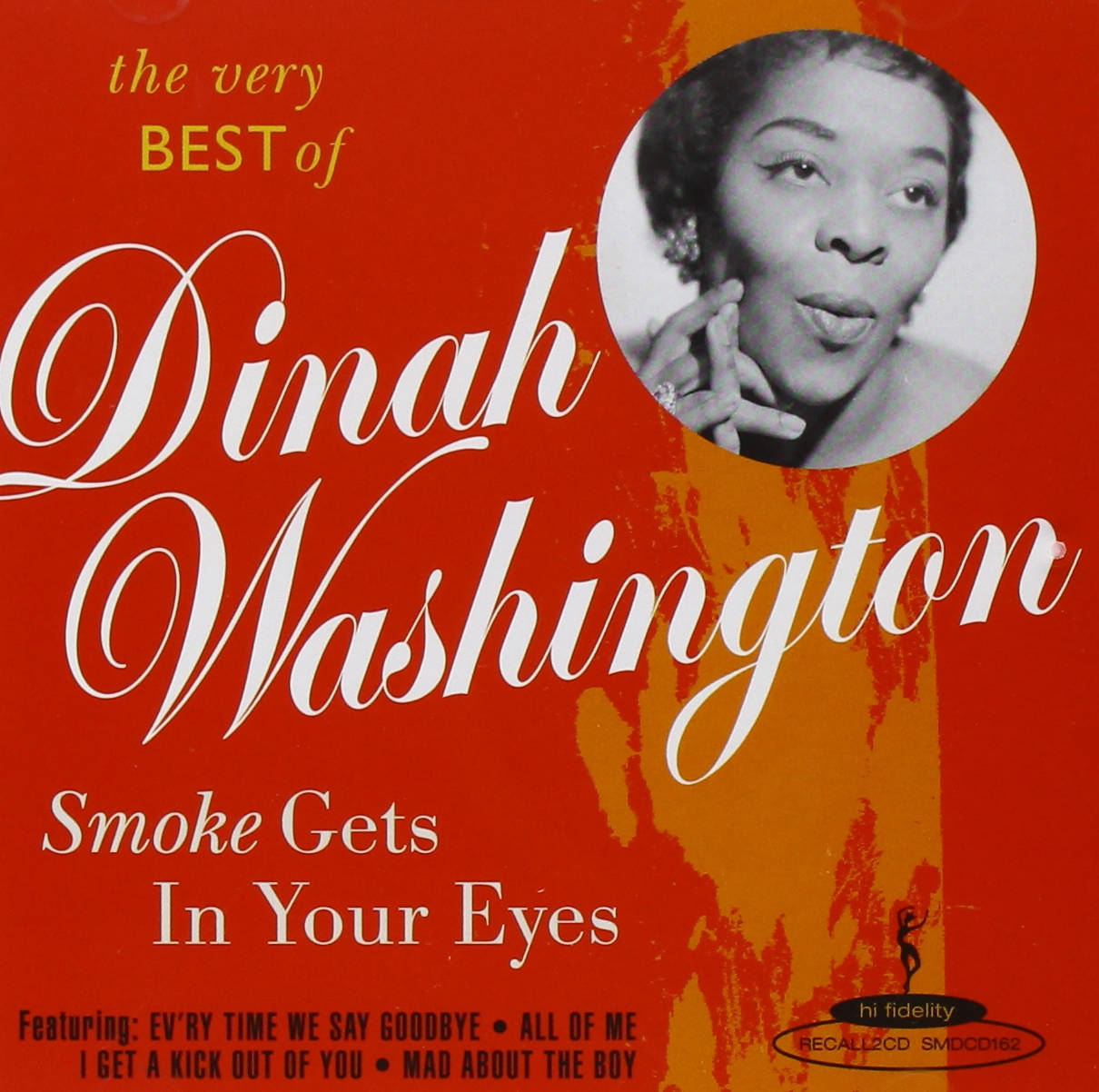 Pryd din skærm med dette dramatiske teksturerede tapet af Dinah Washington Smoke Gets In Your Eyes! Wallpaper
