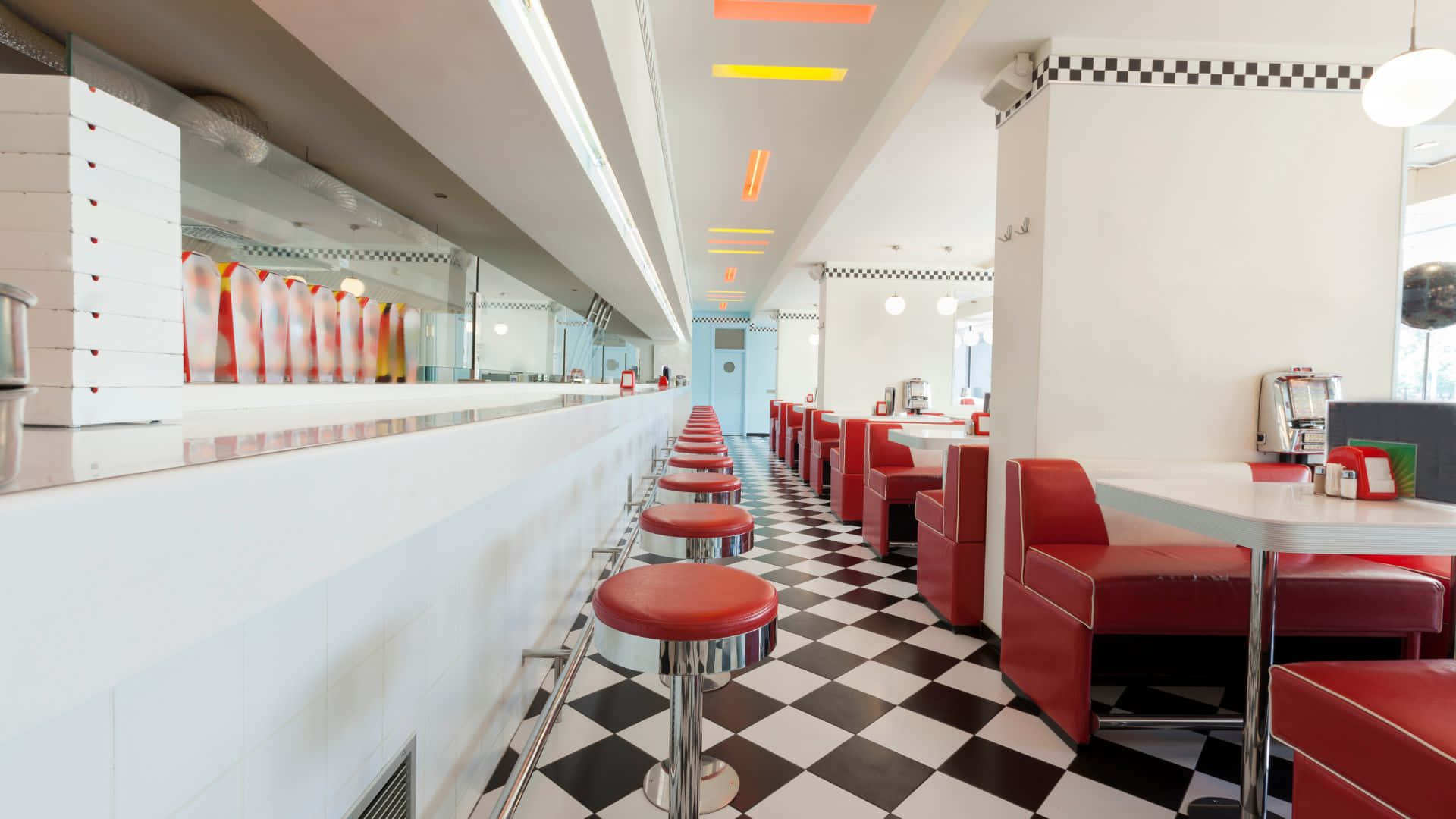 Retro-style diner offering a cozy dining experience