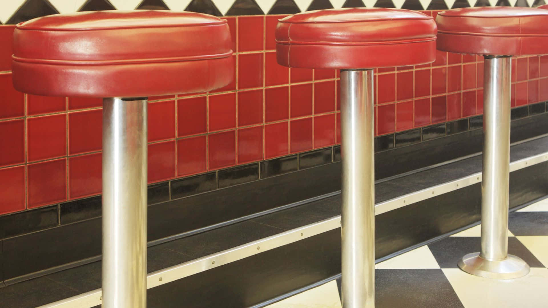 Retro American Diner Interior