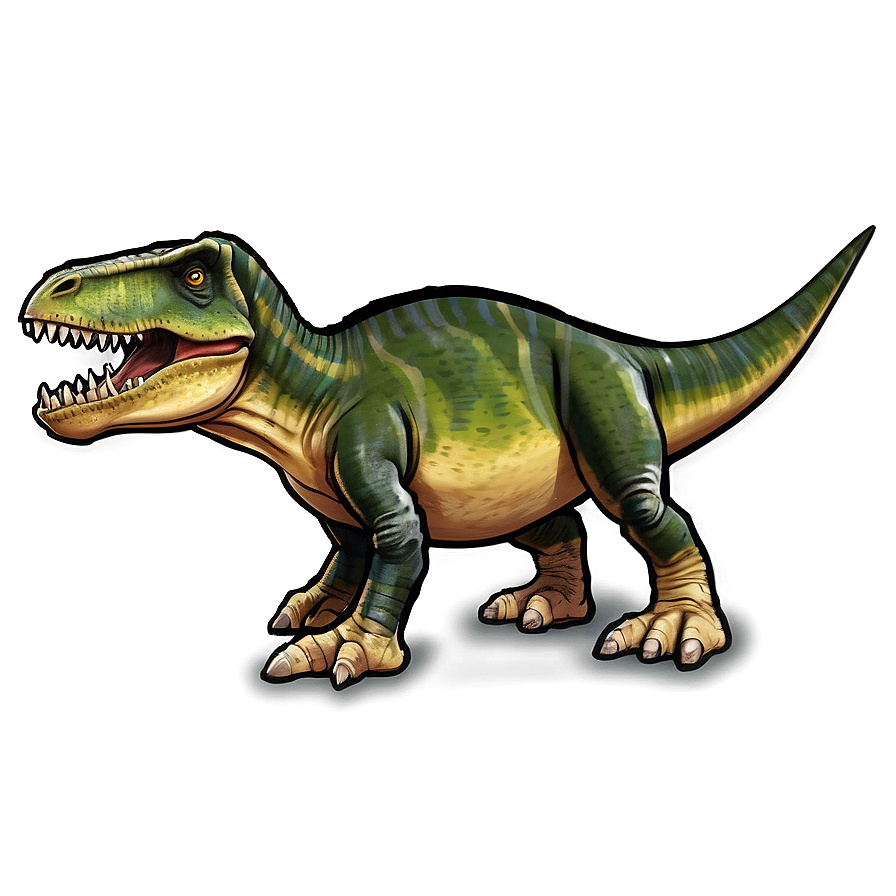 Dino In Jungle Scene Png Fmd37 PNG