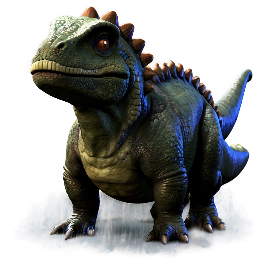 Dino In The Rain Png 06122024 PNG