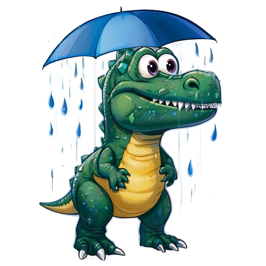 Dino In The Rain Png 29 PNG