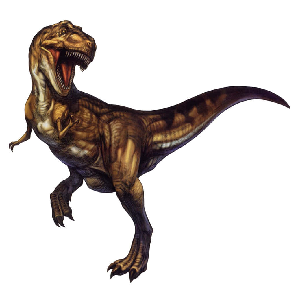 Untyrannosaurus Rex Ruge En Reverencia A Su Mundo Prehistórico.