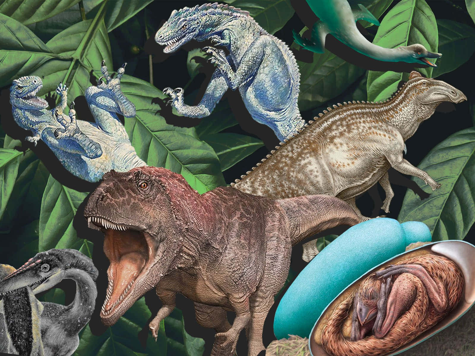 Unbrachiosaurus Se Yergue Alto Y Orgulloso En Medio De La Selva Prehistórica.