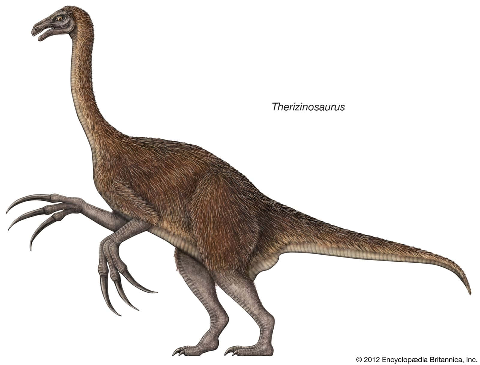 Enförhistorisk Dinosaurie Tittar Ut Över Horisonten.