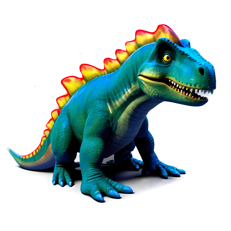 Dino Surfer Wave Png 06122024 PNG