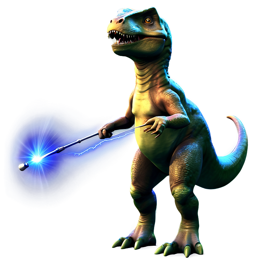 Dino With Magic Wand Png Lra PNG